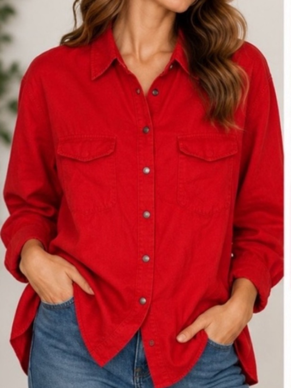 Vintage Denim 24/7 Red Shirt